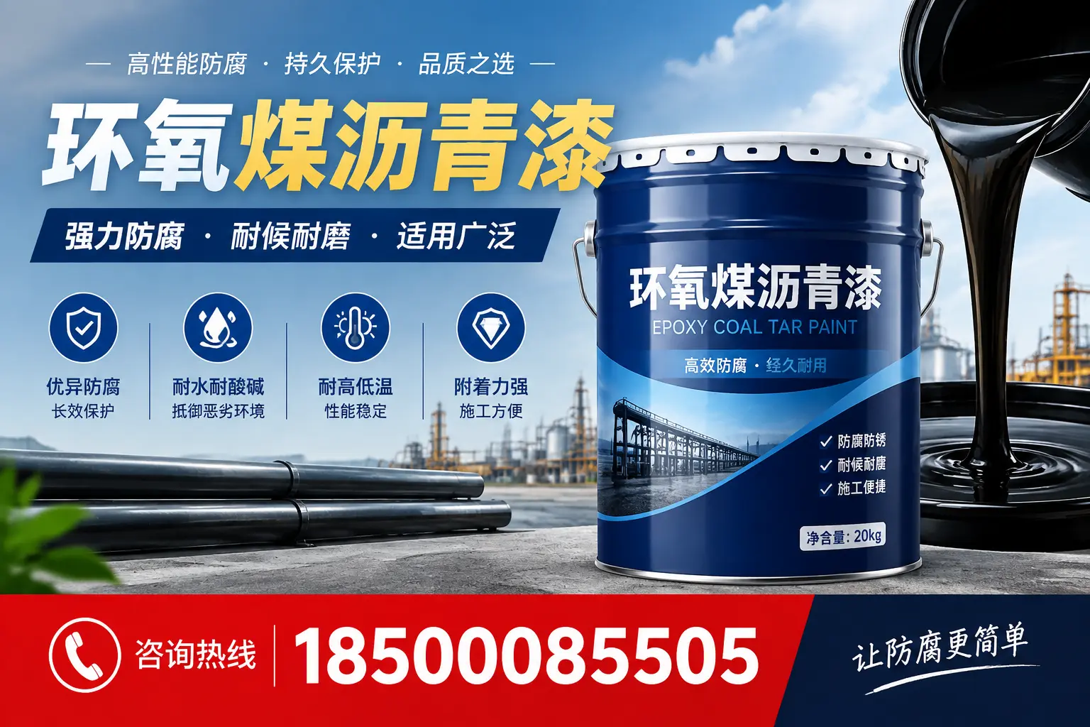环氧煤沥青漆在不同气候条件下的表现分析，上饶适用性